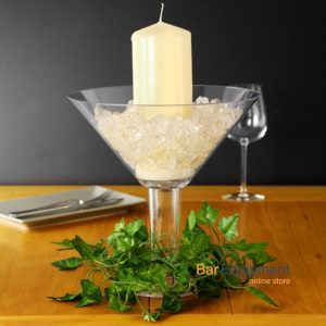 martini glass centrepiece