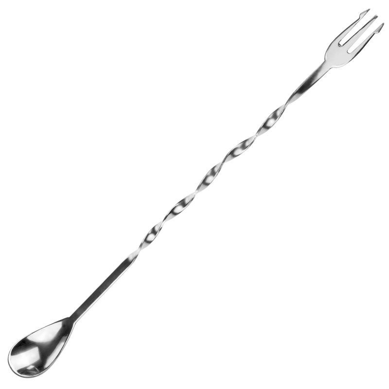 Triple Spear Stainless Steel Mixing Spoon 11.8inch / 30cm