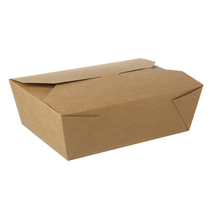 Kraft Compostable Hot Food Boxes