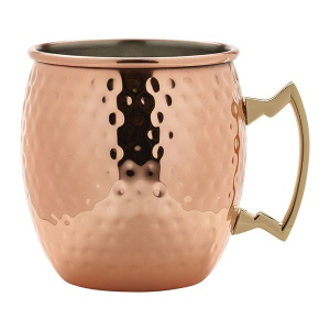 barrel copper mug