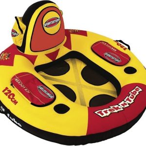 Sportsstuff Inflatable Trek-N-Tube 1 Person Yellow/Black/Red