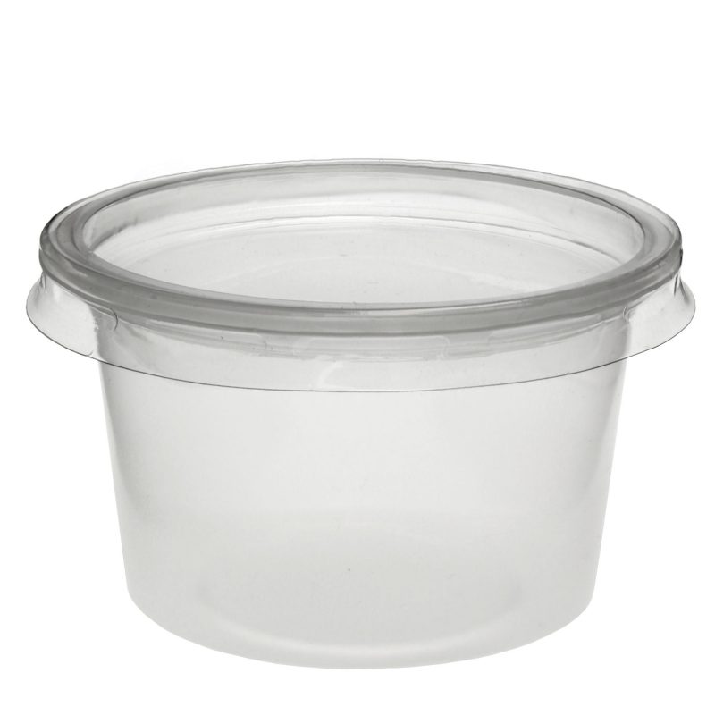 Disposable Sauce Containers with Lids 4oz / 120ml (100pcs) - Image 2