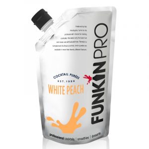 white peach cocktail puree