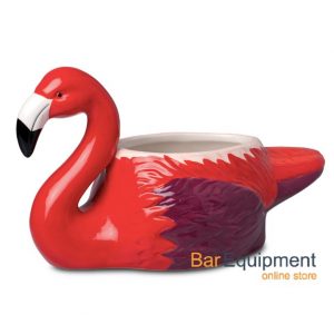 tiki flamingo mug