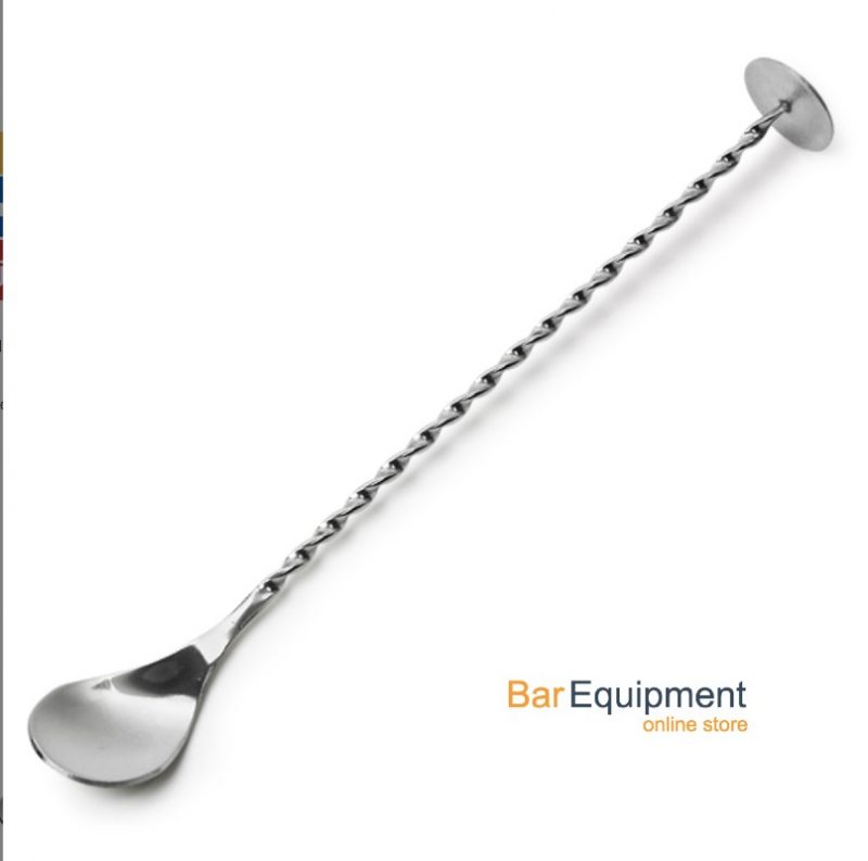 twisted bar spoon