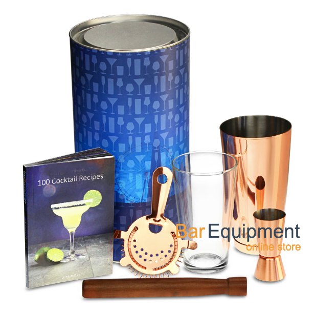copper barware kit