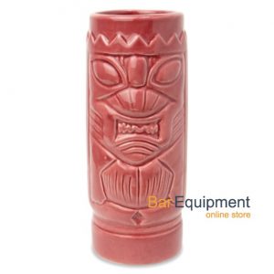 pink tiki mug